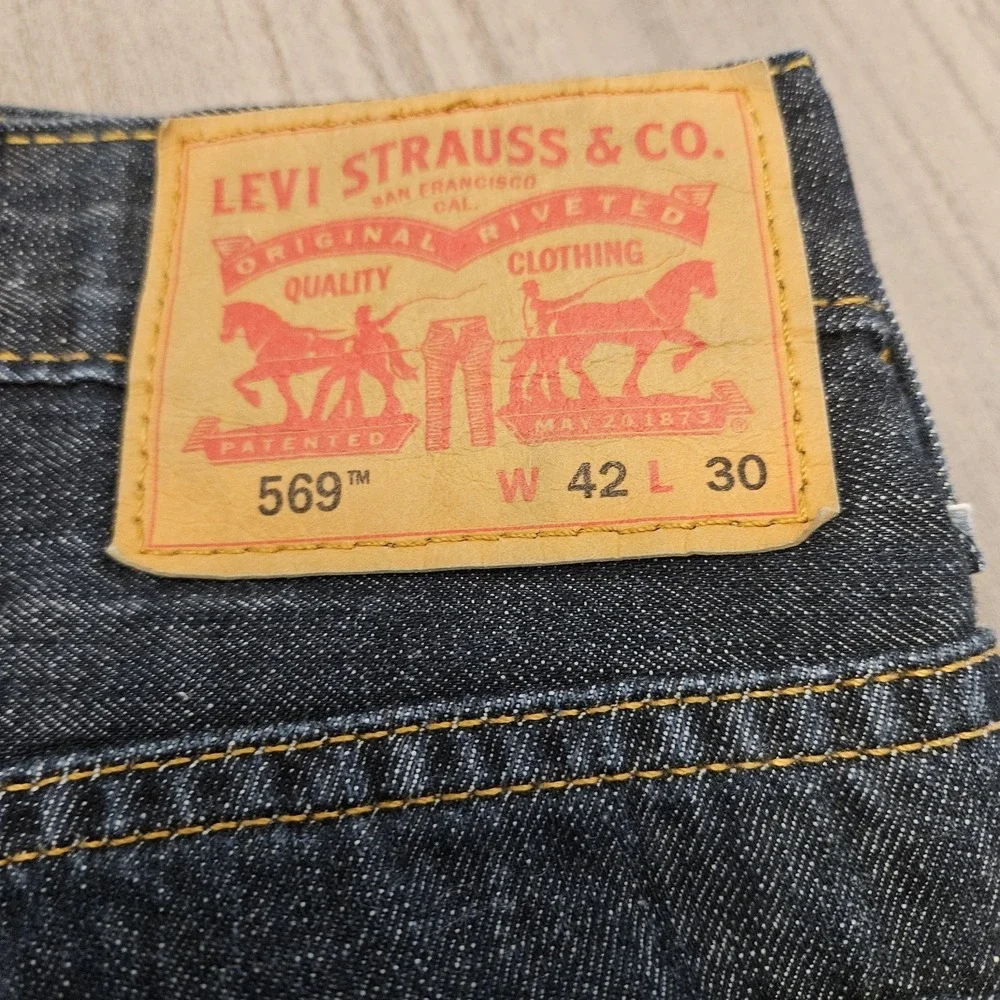 Levis 569 Blue Jeans Mens 42